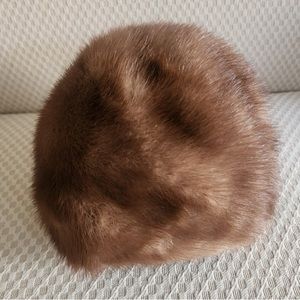Vintage European mink hat.